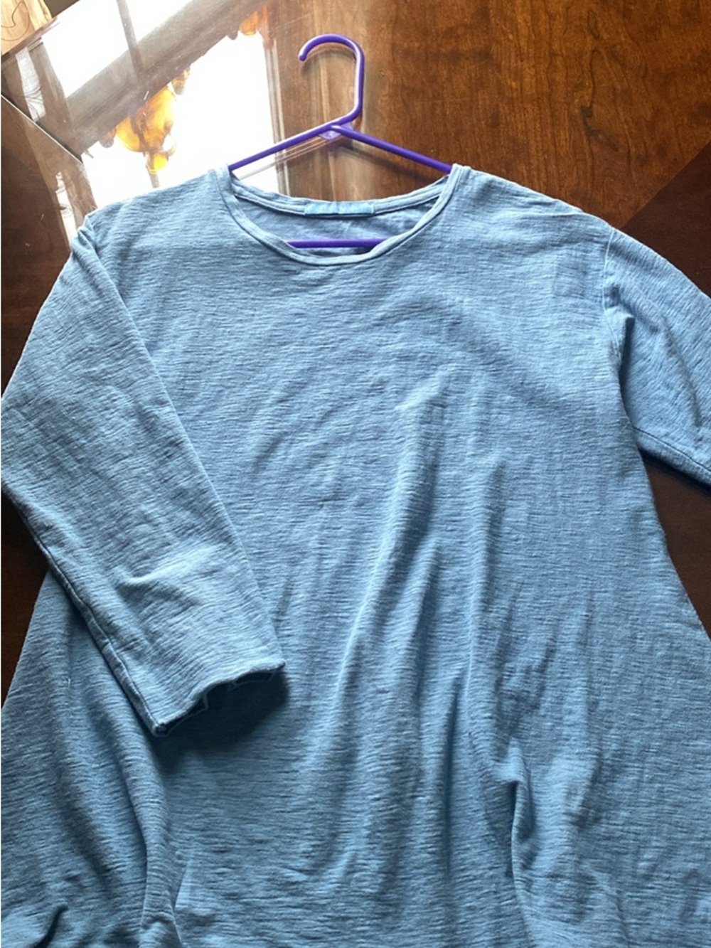 cut loose Blue Long Sleeve Swing Top - Picture 5 of 7